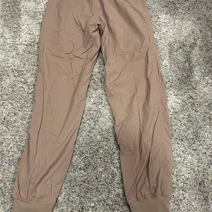 Lululemon dance studio mid rise jogger. Full length. Light brown. Size 6.